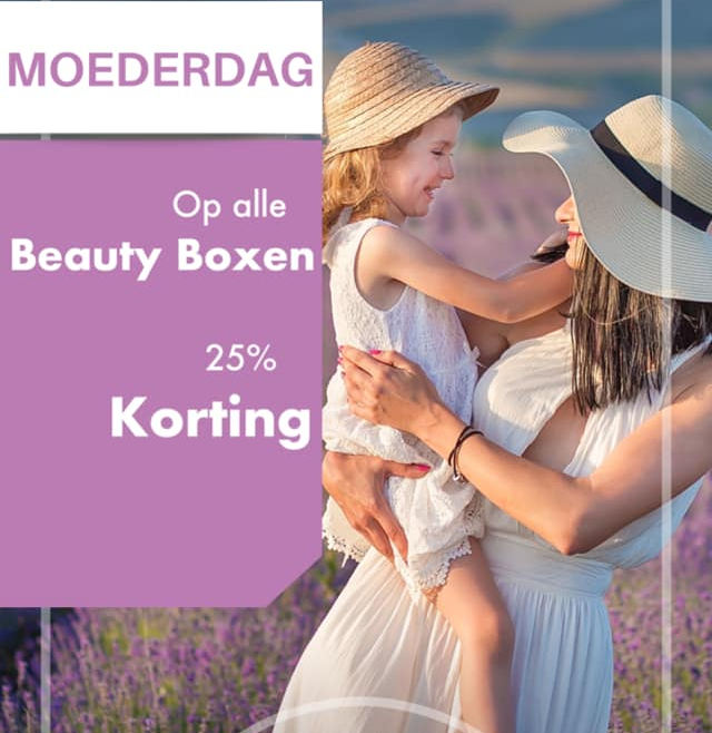 Moederdag korting op alle beauty boxen