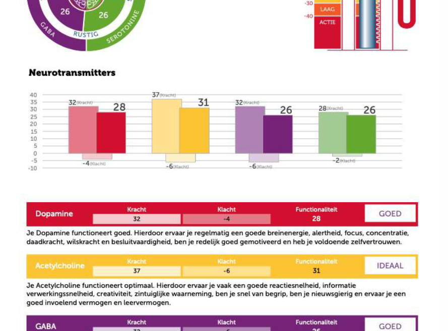 Brein Index – jouw neurotransmitters in kaart